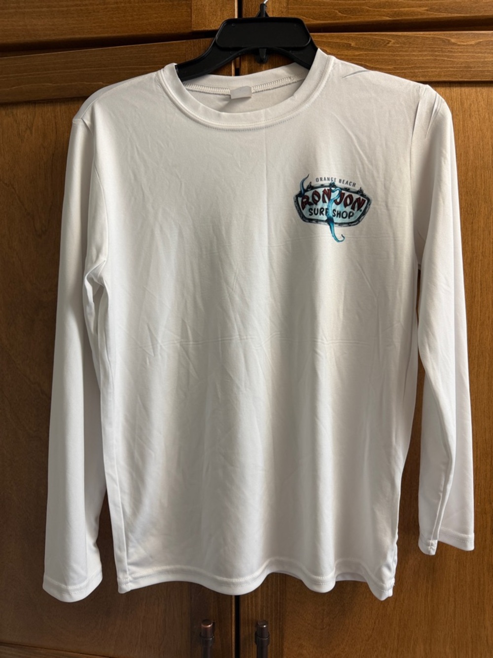 Ron Jon White Rash Guard Long Sleeve